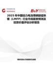 2025年中国动力电池用磷酸锰铁锂（LMFP）行业市场前景预测及投资价值评估分析报告