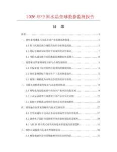 2026年中国水晶垒球数据监测报告.docx