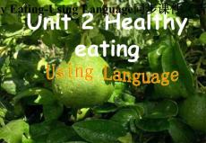 Unit 2 Healthy Eating-Using Language同步课件（新人教版
