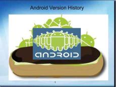 android发展历史与应用程序开发