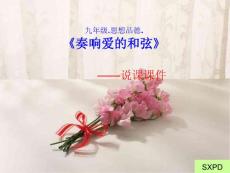 奏响爱的和弦---精品说课课件(稿)