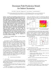 2005 04 Dominant Path Prediction Model for Indoor Scenarios - Paper