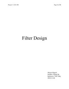 IIR & FIR filter design
