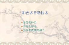超声彩色多普勒技术