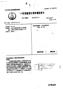 CN89219757.9-摩擦电喷镀电源装置