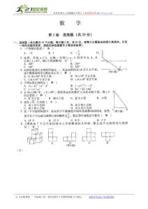 2010年山西省中考数学试题（扫描版有答案）