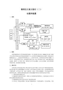 物理自主复习指引（二）