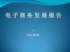 电子商务发展报告