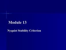 module 13 nyquist stability criterion