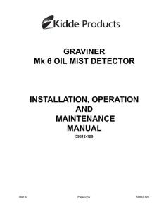 船舶油雾浓度探测器说明书Mk 6 OMD Manual - finalk 6 OMD Manual - final