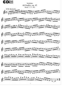 沃尔法特60首小提琴练习曲Op.45（Book 2）