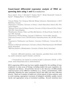 R语言 RNA SEQ分析
