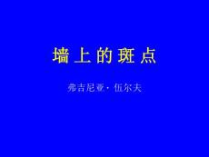 【高中语文课件】墙上的斑点