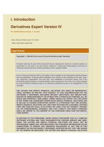 Derivatives Expert IV for Mathematica 9 - Wolfram Research衍生品专家IV Mathematica 9钨的研究