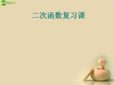 山东省阳信县第一实验学校九年级数学下册 二次函数总复习课件 新人教版