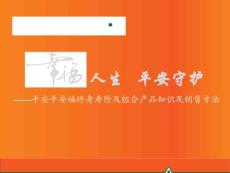 平安福终身寿险产品知识及销售方法