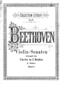 贝多芬 作品30 第七小提琴奏鸣曲 钢琴谱 Beethoven-Winkler-Violin somata No.7 op.30-2 (Piano Solo Arrangements)乐谱