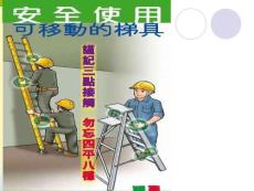 梯子的安全使用