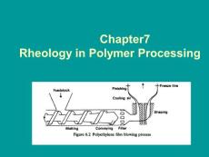 Chapter7 Rheology in Polymer Processing