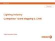 Lighting Industry Competitor Talent Mapping & CRM-欧司朗PDF