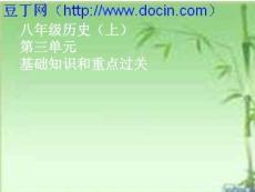 第3单元新民主主义革命的兴起课件（华师版八上）