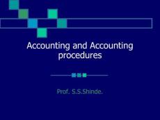 Accounting and Accounting procedures