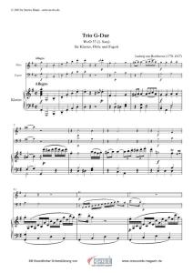 贝多芬，长笛G大调三重奏，未编号作品