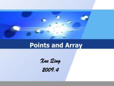 C语言程序设计课件PPT（英文）C program language 之6 Points and Array