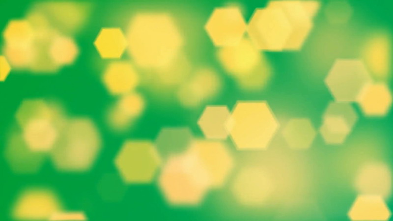 绿屏抠像浮动的黄色光斑