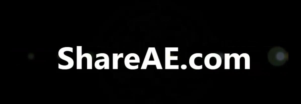 银色logo标志演绎AE模板