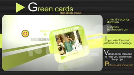绿色主题网站内容截图展示动画
