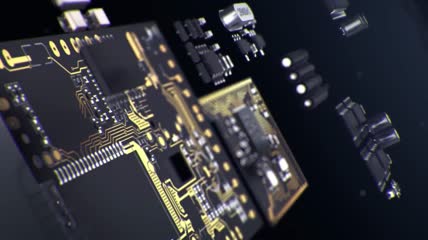 高科技芯片智能生产制造