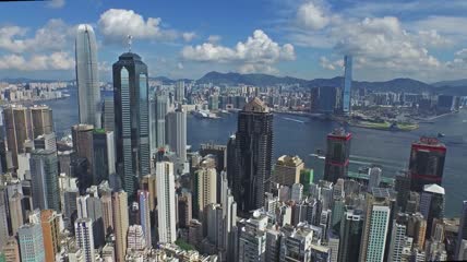 香港城市景观视频素材