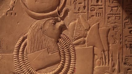 古代埃及文化壁画石雕浮雕藏品