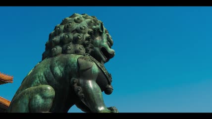 北京故宫石狮子