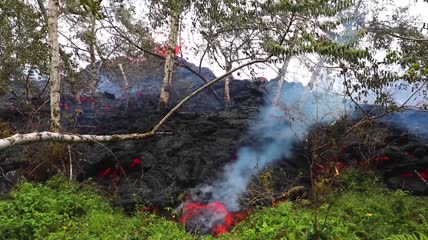 2K自然灾害印尼火山爆发视频素材