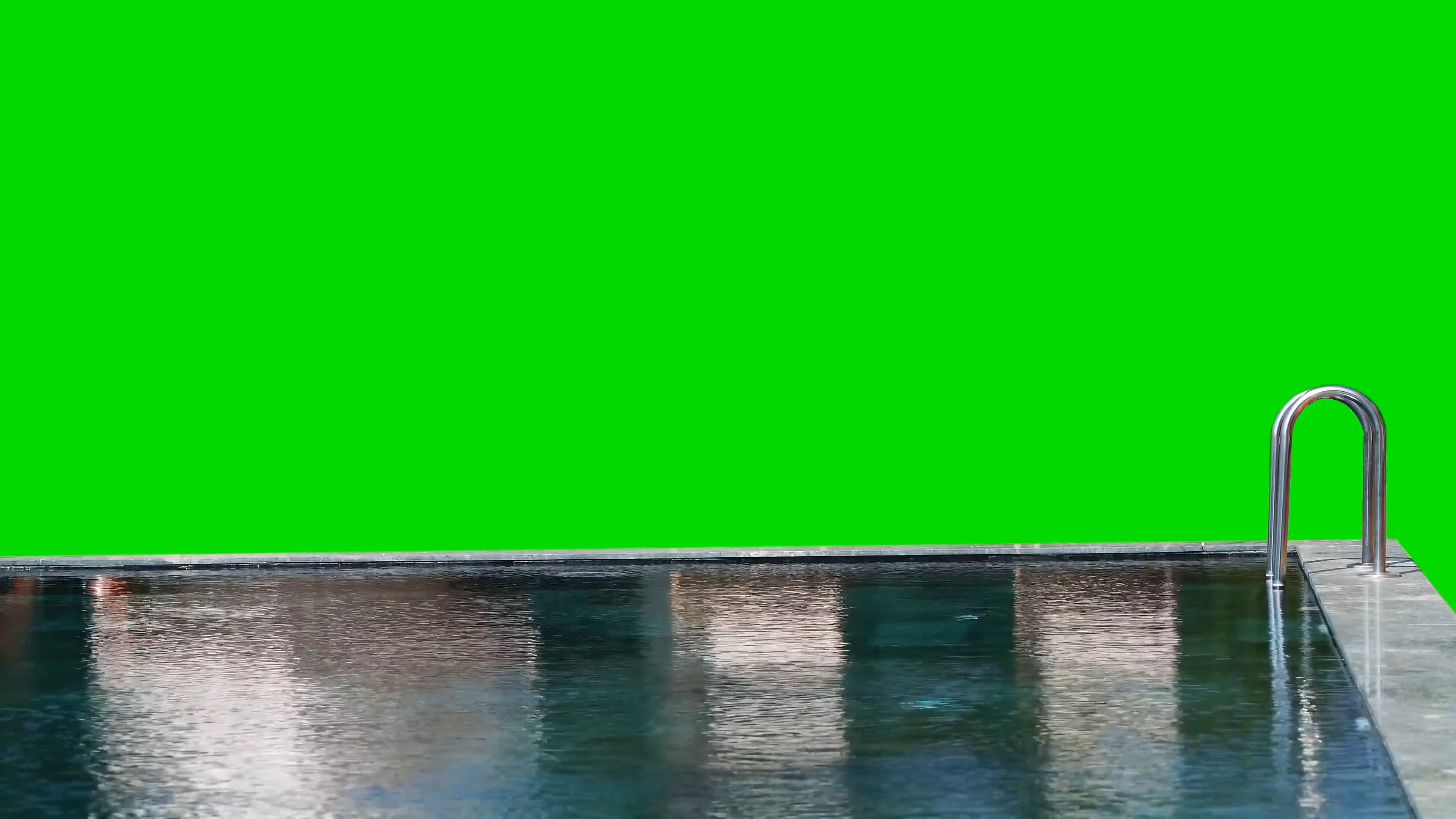 [4K]绿屏抠像游戏池