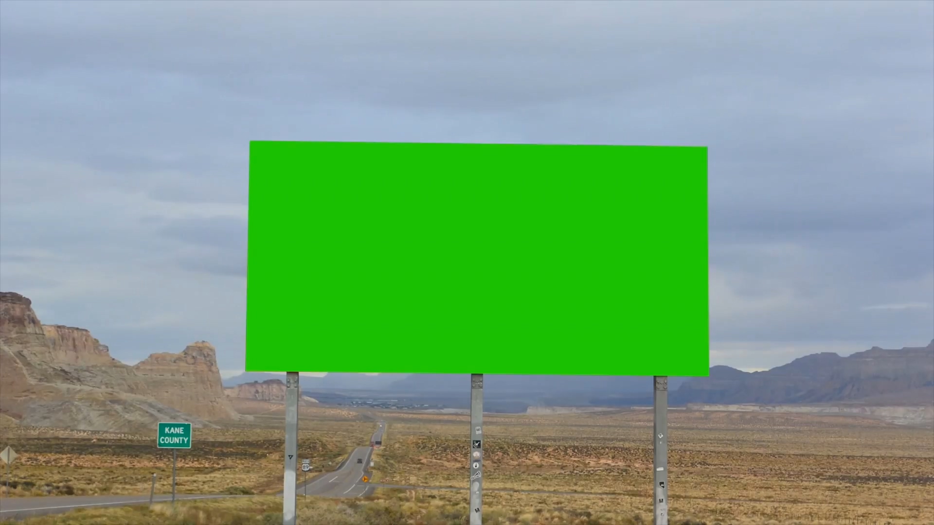 绿屏抠像户外大型广告牌