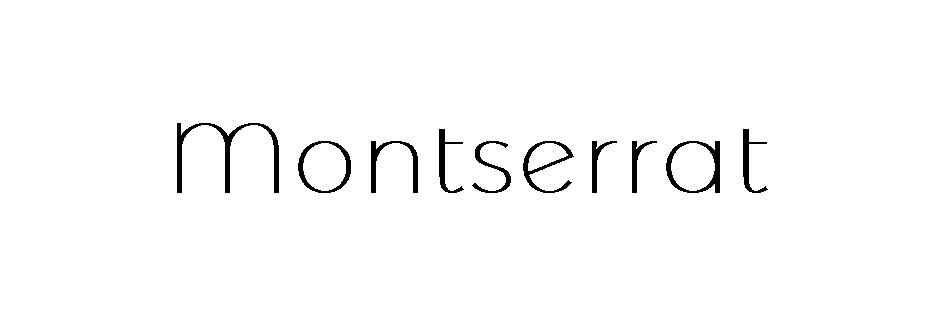 Montserrat字体