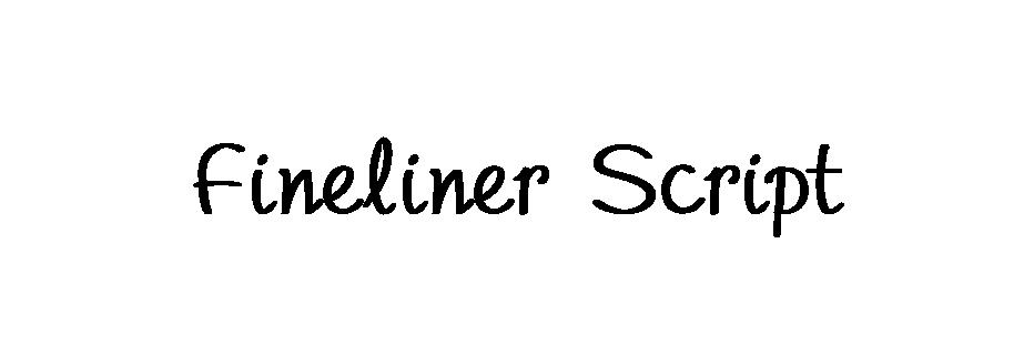 Fineliner Script字体