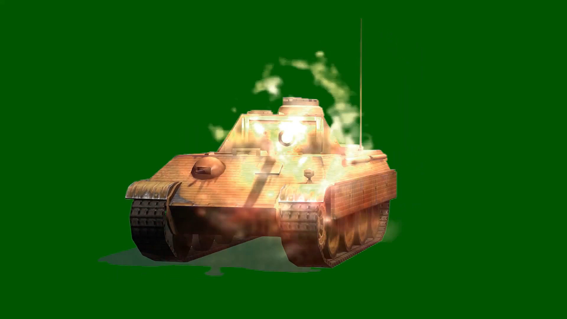 绿屏抠像坦克