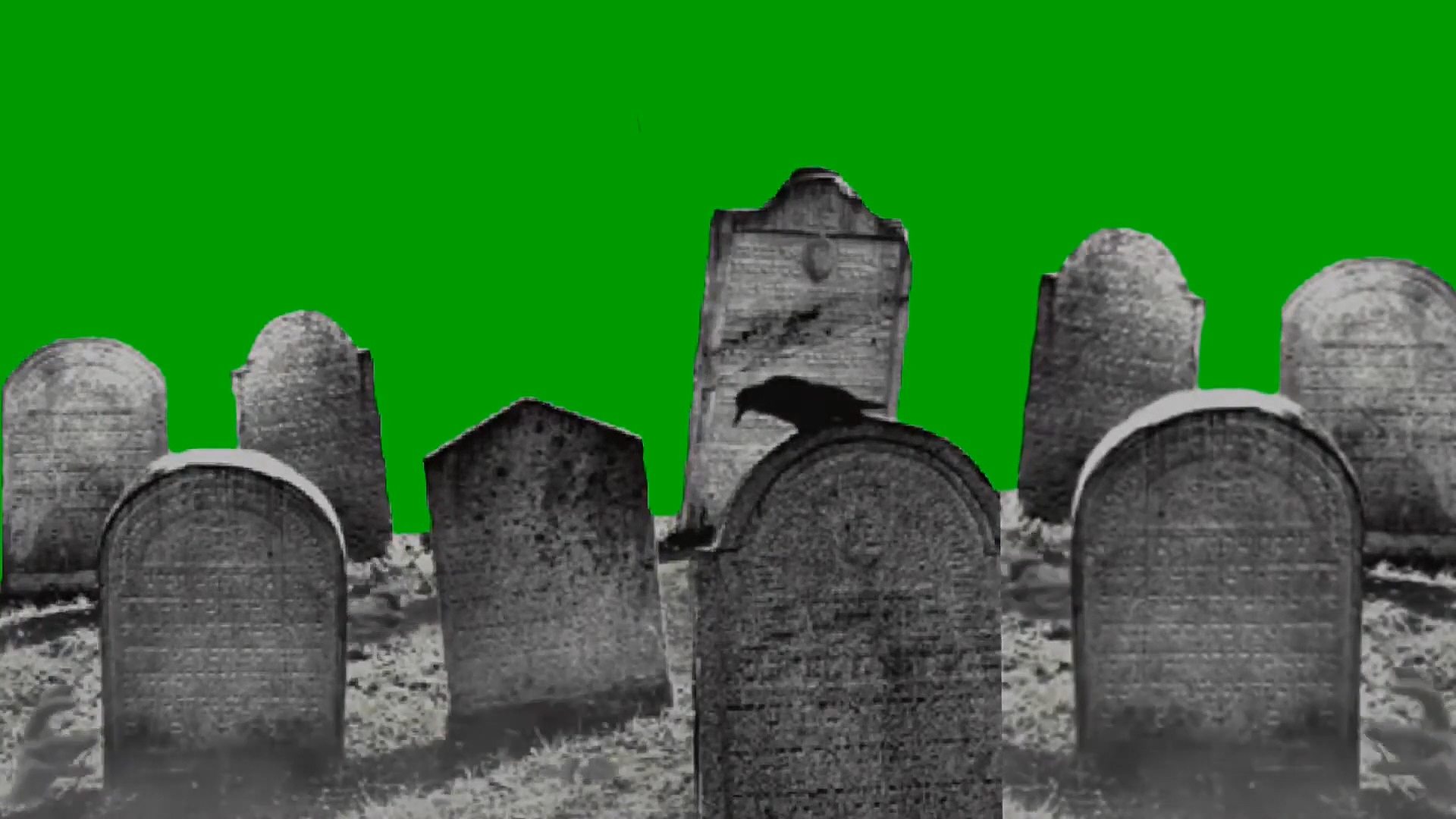 绿屏抠像墓地
