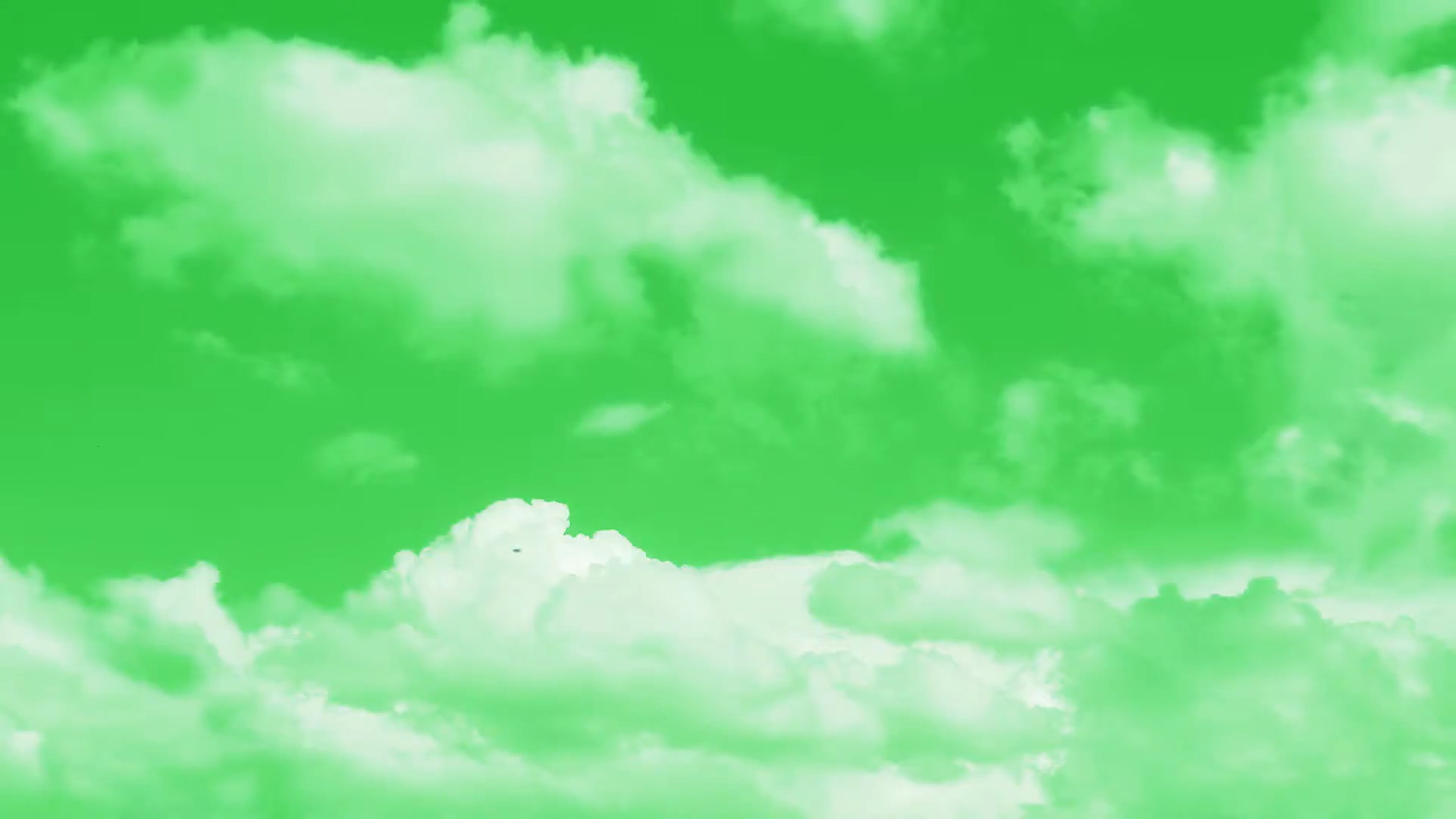绿屏幕抠像白云