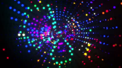 彩色粒子风格动感电音舞曲酒吧夜场演艺表演开场转场背景