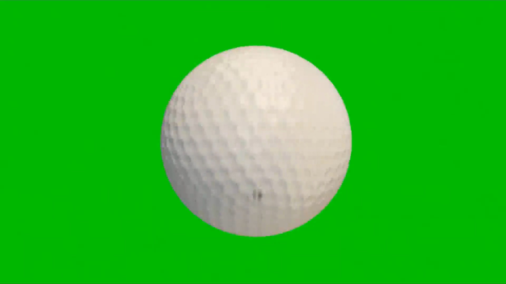 绿屏幕抠像高尔夫球
