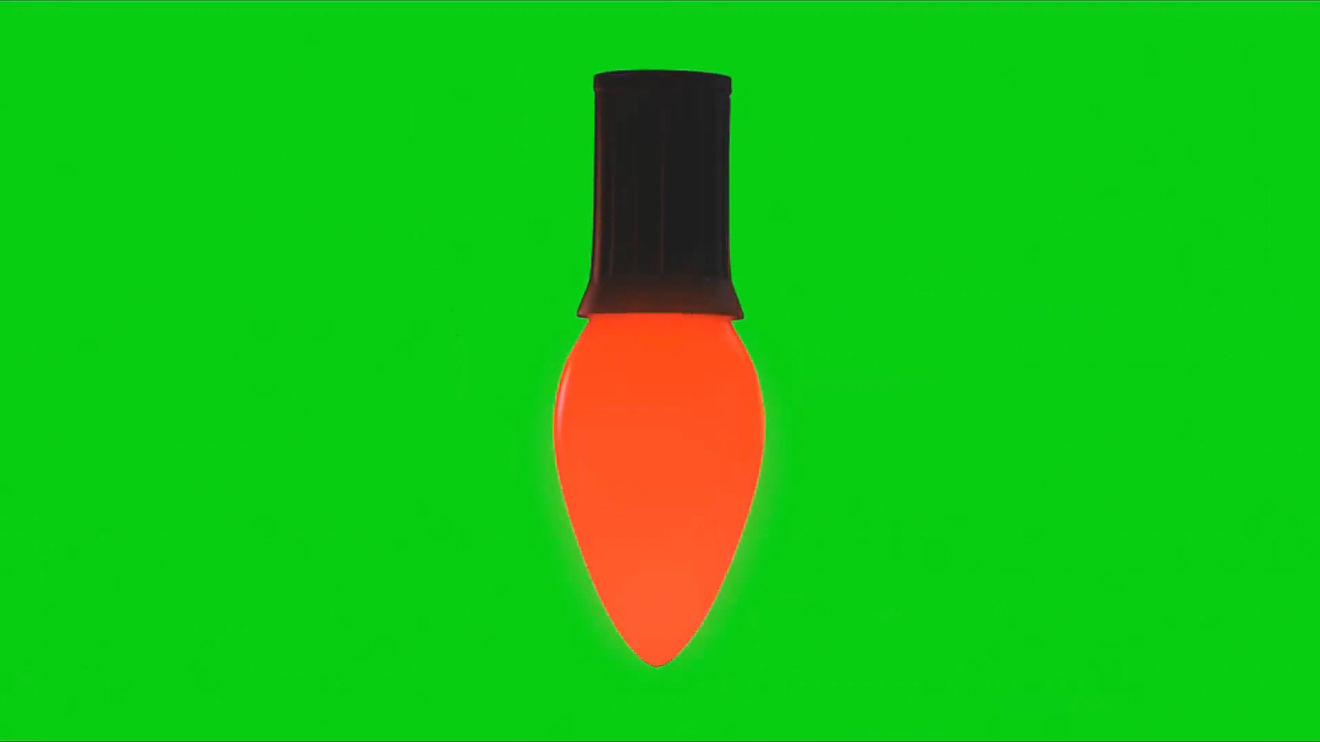 绿幕视频素材闪烁的红灯