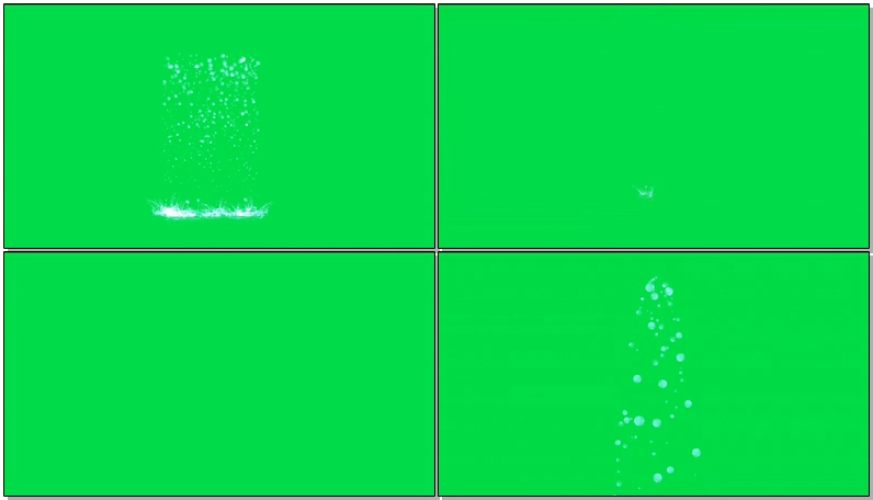 绿幕视频素材水滴