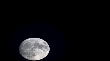 月亮升起标清实拍视频素材1