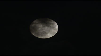 月亮升起标清实拍视频素材
