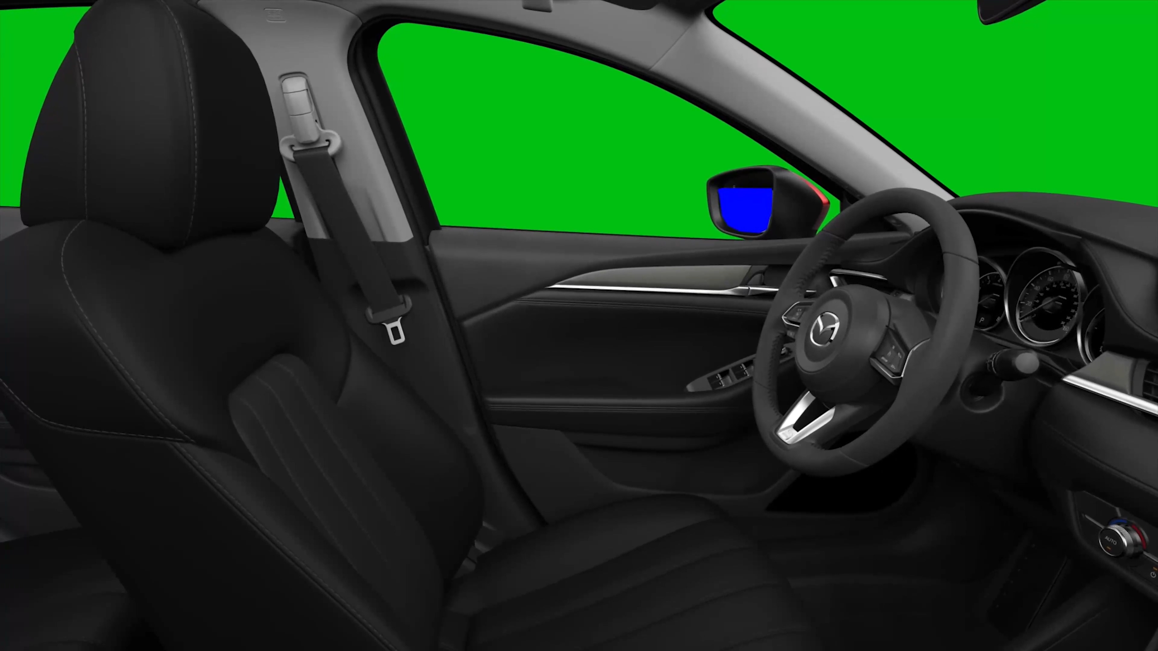 绿幕视频素材开车